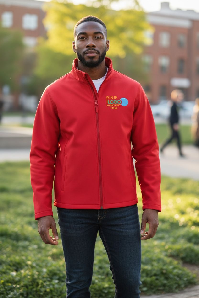 Custom Embroidered Uneek Softshell Jacket Full Zip Personalised