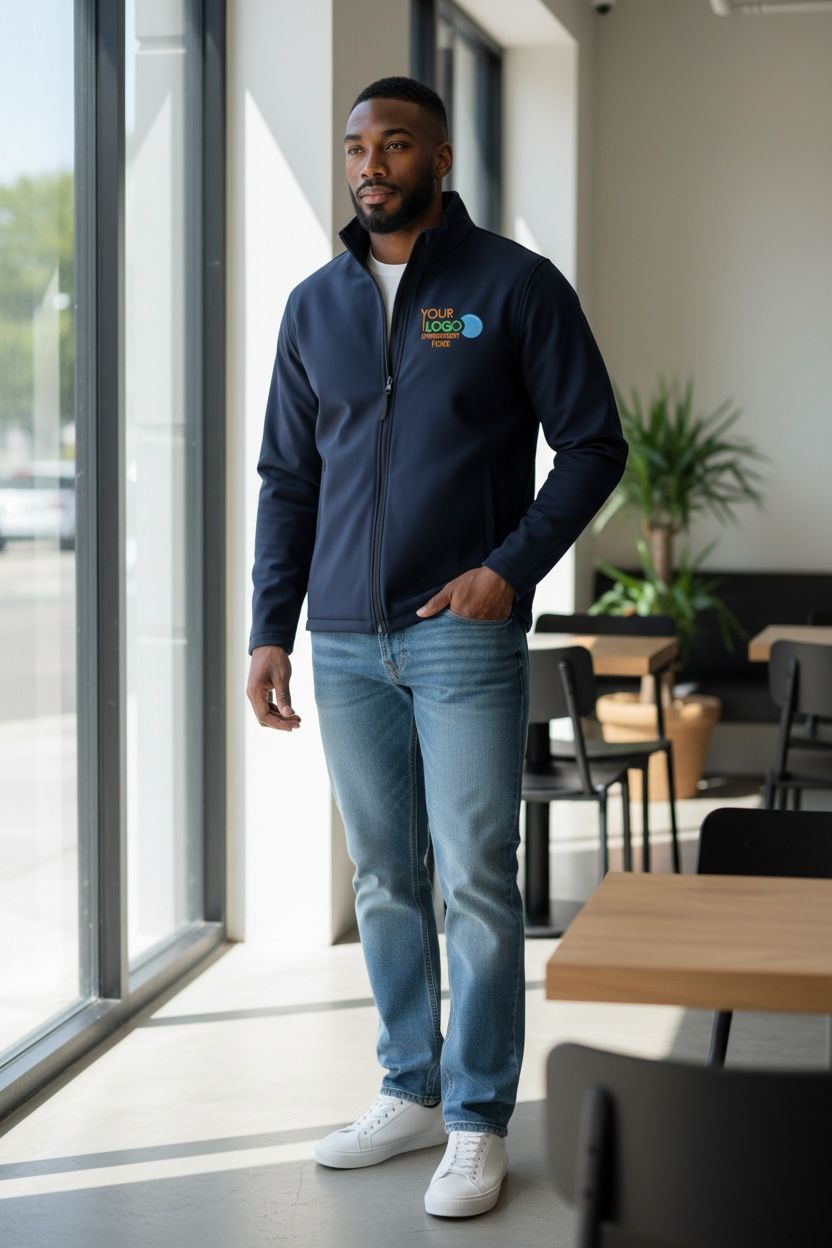 Custom Embroidered Uneek Softshell Jacket Full Zip Personalised