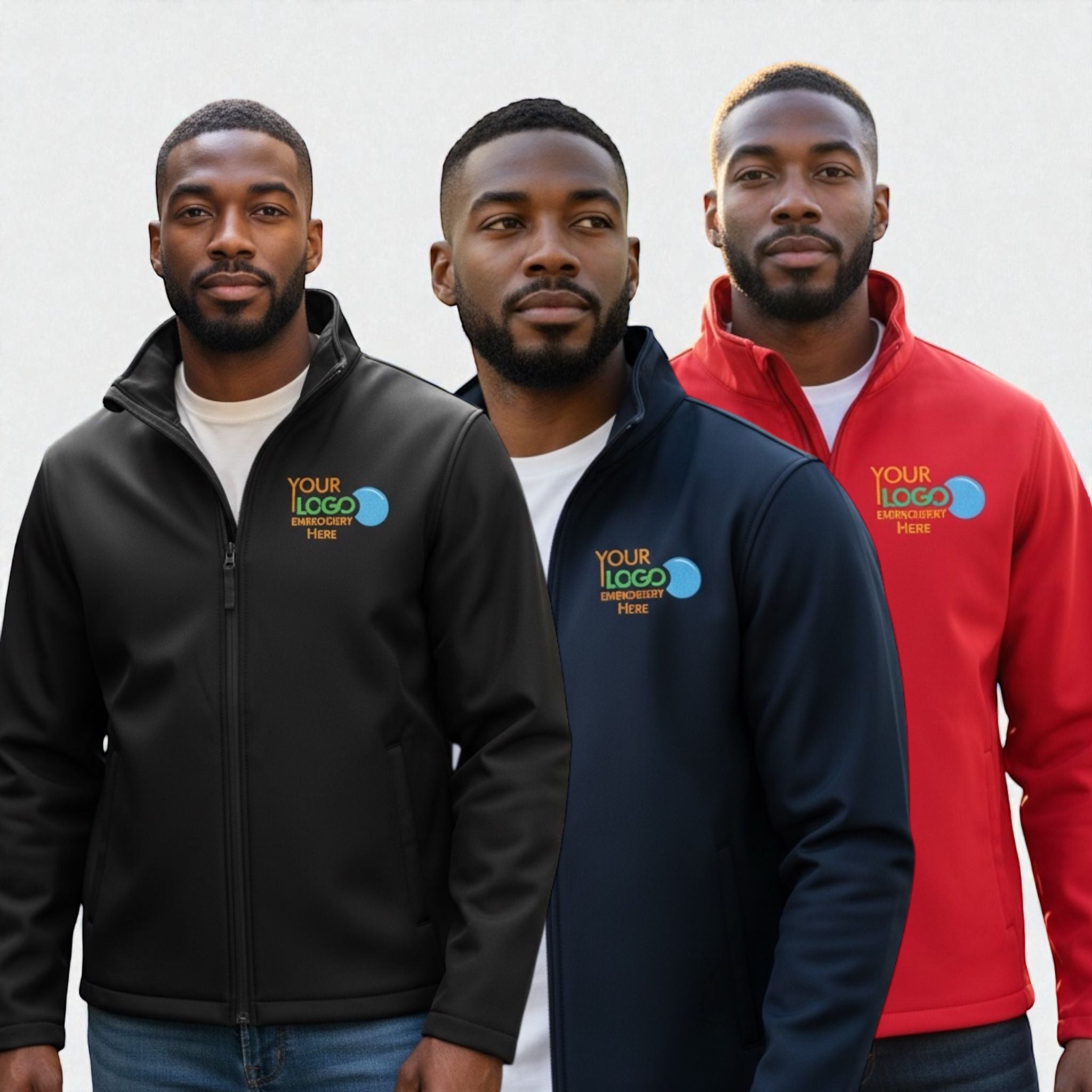 Custom Embroidered Uneek Softshell Jacket Full Zip Personalised