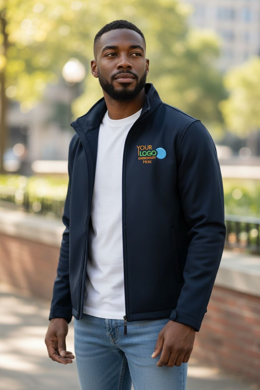 Custom Embroidered Uneek Softshell Jacket Full Zip Personalised