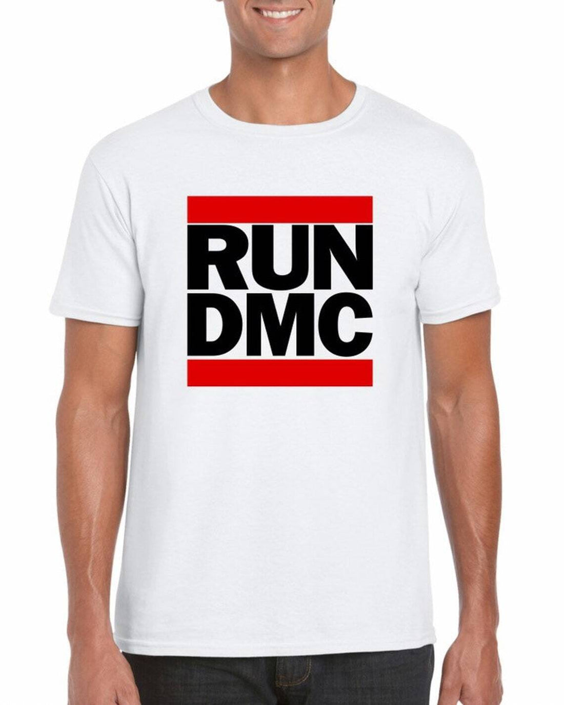 RUN DMC Print Short Sleeve T Shirt 100% Cotton Top Te Unisex