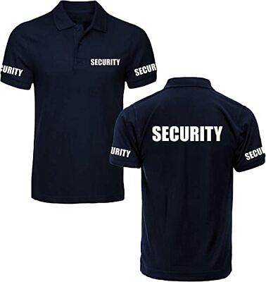 Security Polo Shirt Staff Uniform Workwear Doorman Bodyguard Watchman