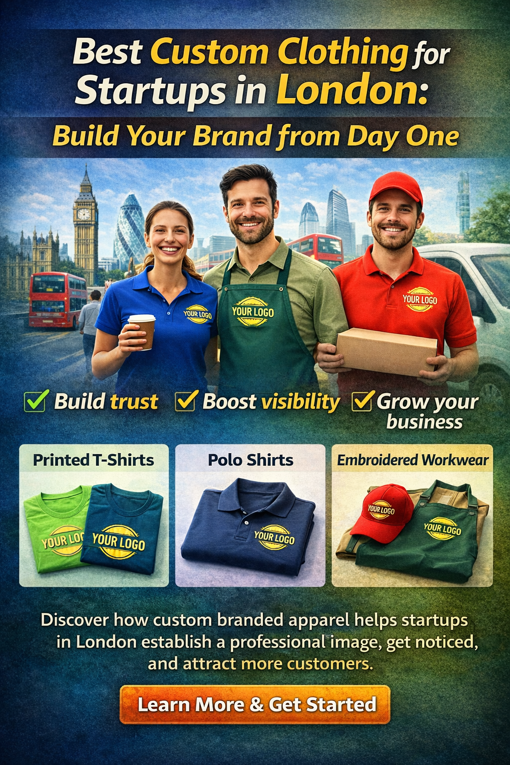 Best Custom Clothing for Start-ups in London: Build Your Brand from Day One