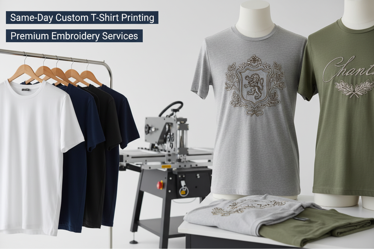 Shirt Printing Shop Near Me – Premium Custom Printing & Embroidery at Artistry Italian Fashion