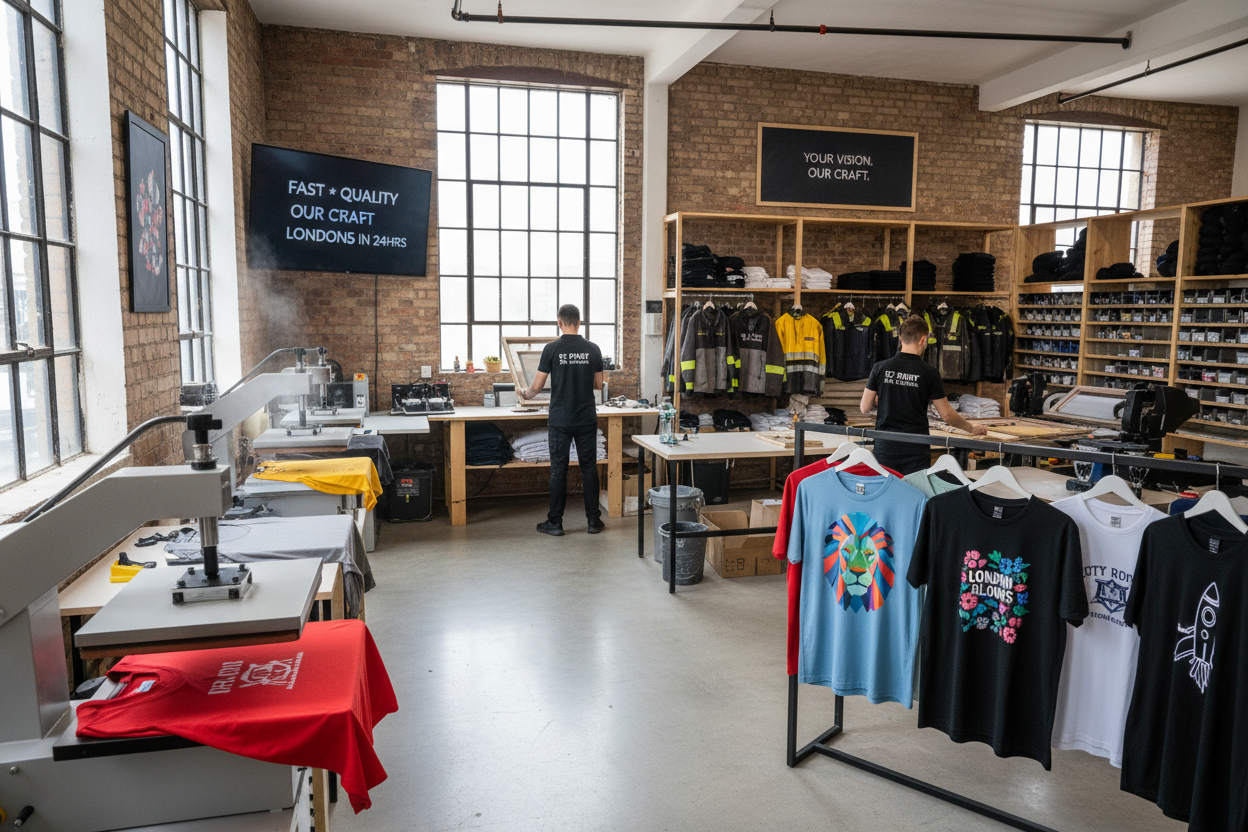 Same-Day Custom T-Shirt Printing in London: How It Works & What to Expect