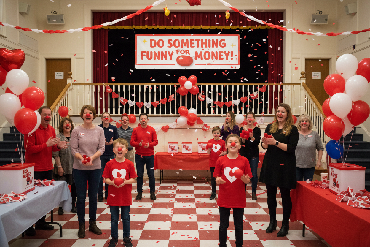 Celebrate Red Nose Day in Style with the Artistry Italian Fashion T-Shirt