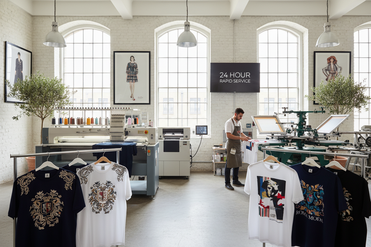 Same-Day T-Shirt Printing & Embroidery in London – Welcome to Artistry Italian Fashion