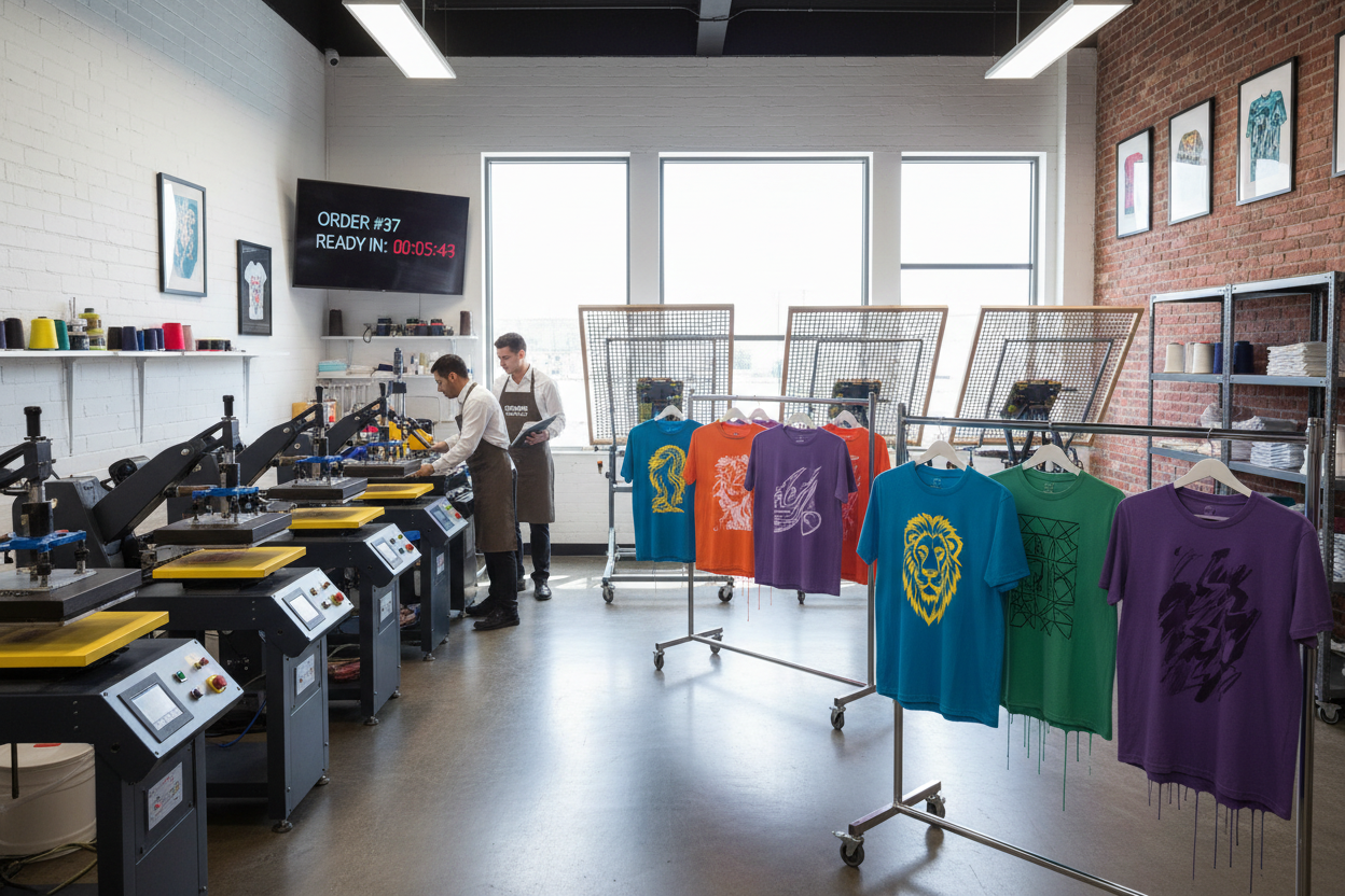 What to Do If You Need Urgent T-Shirt Printing in London for Company Workwear or Embroidery