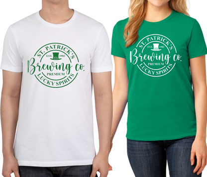 St Patricks Day T Shirt Ireland Drunk  Blessed Beer Paddy Funny Irish Leprechaun Tee Tops