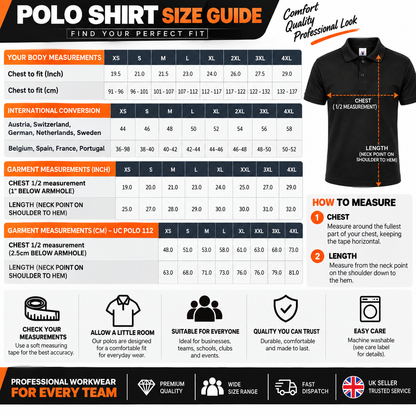 24 Personalised Polo Shirts with Logo Embroidery | Custom Workwear Bundle