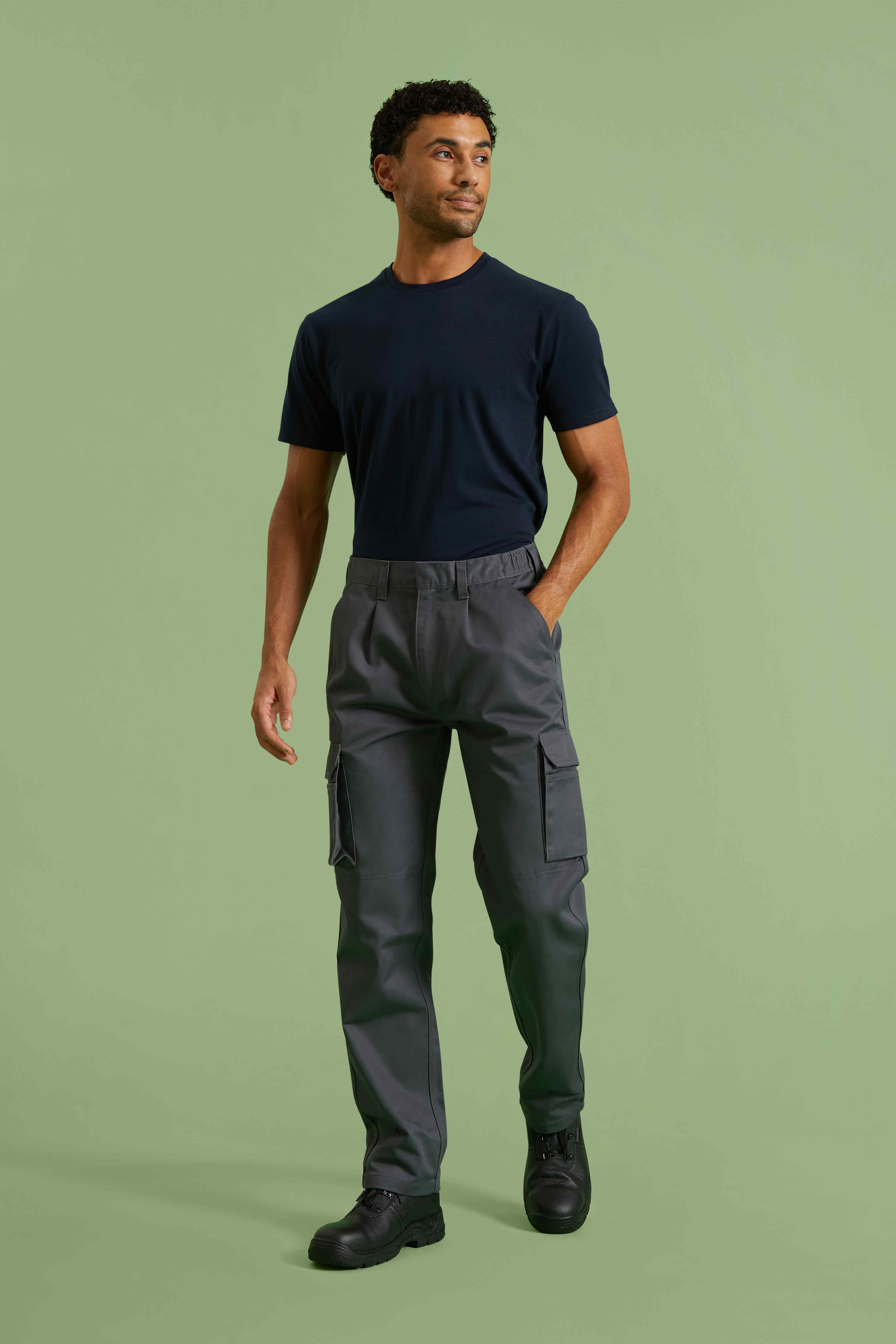 Eco Workwear Cargo Trouser Long GR91L