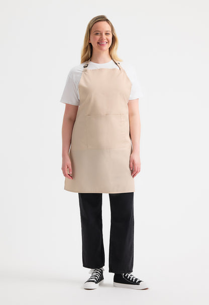 Custom UC940 Bib Apron with Pocket | Personalised Apron with Adjustable Neck &amp; Front Storage | Ideal for Chefs, Waitstaff, Baristas &amp; More