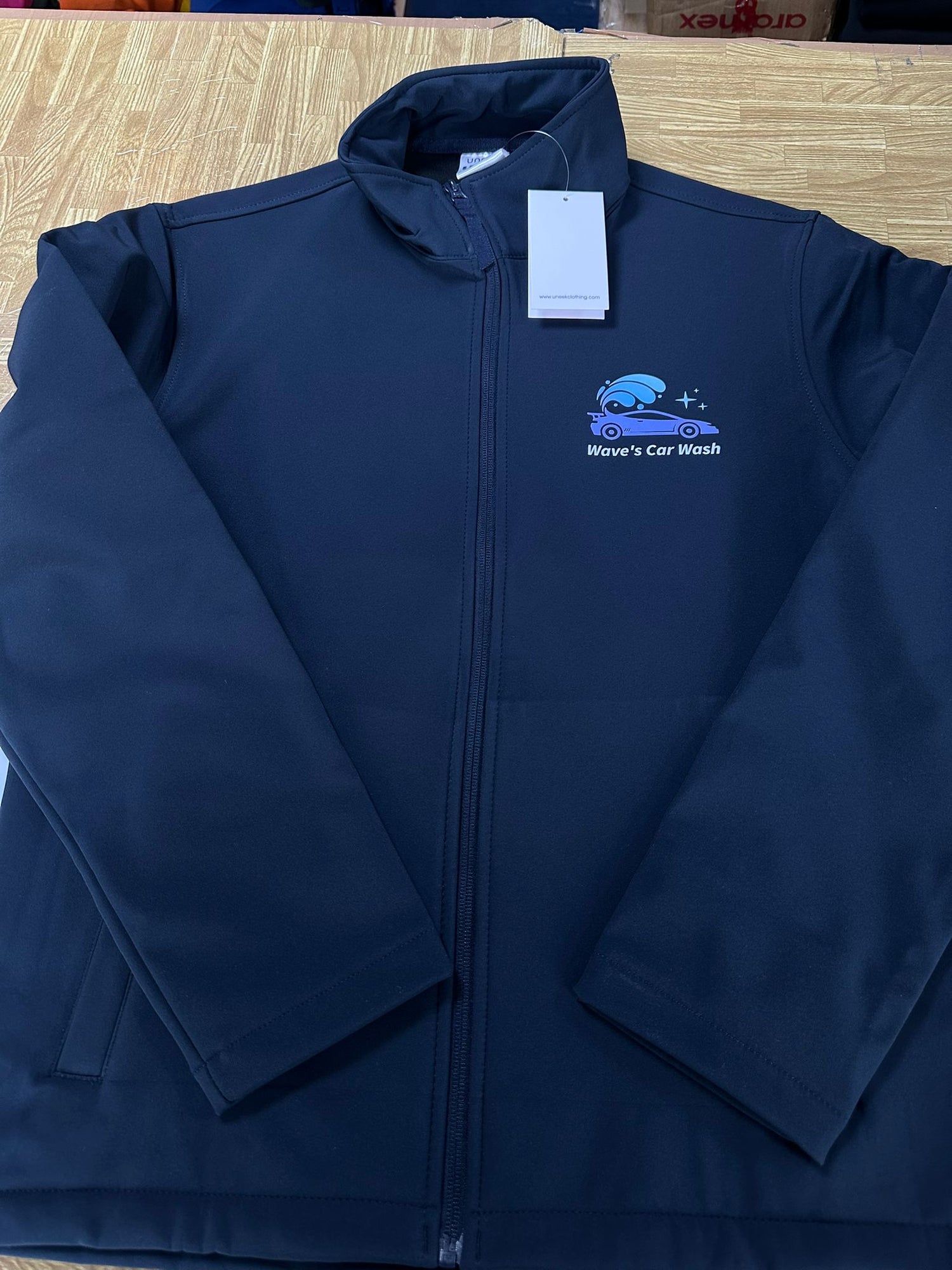 Custom Personalised   Workwear Bundle | Softshell Jacket + 2 Hoodies + 5 T-Shirts | Logo Printed or Embroidered Left Chest