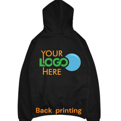 Personalised Custom Printed Hoodie | Unisex Logo &amp; Text Hoodie