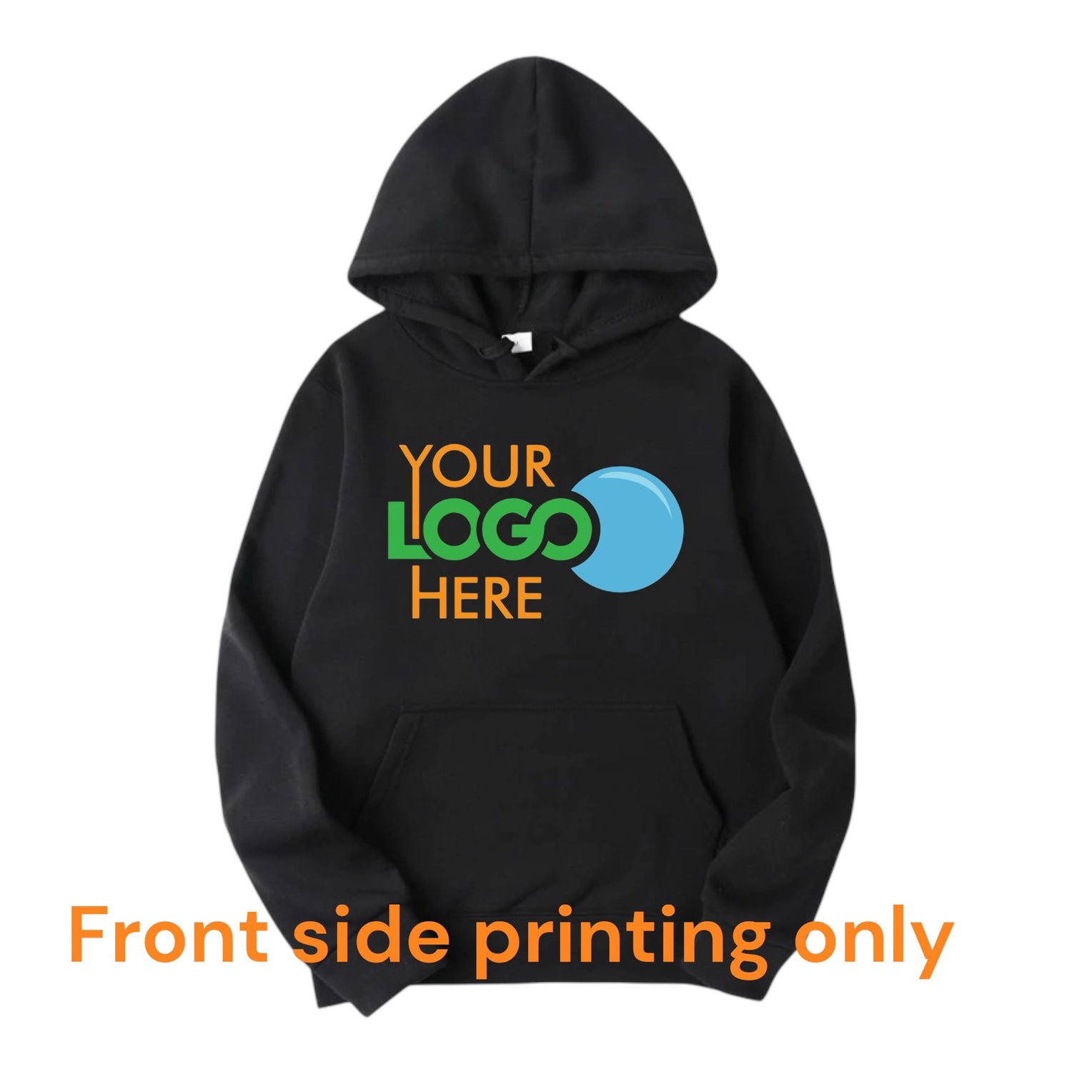 Personalised Custom Printed Hoodie | Unisex Logo &amp; Text Hoodie