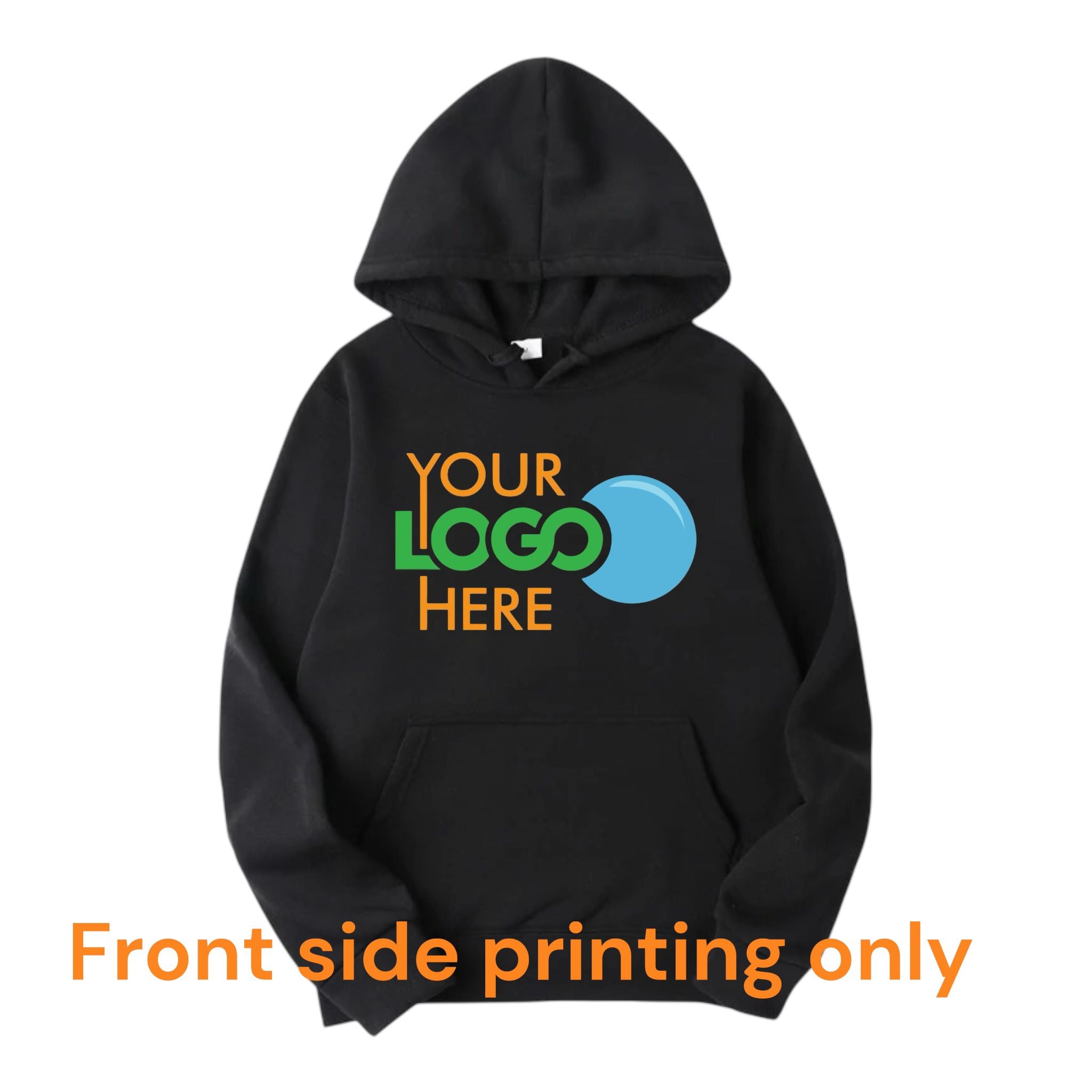Personalised Custom Printed Hoodie | Unisex Logo &amp; Text Hoodie