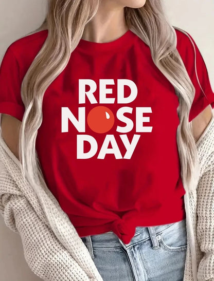 Red Nose Day 2026 T-Shirt Funny Comic Relief Unisex Adults Kids