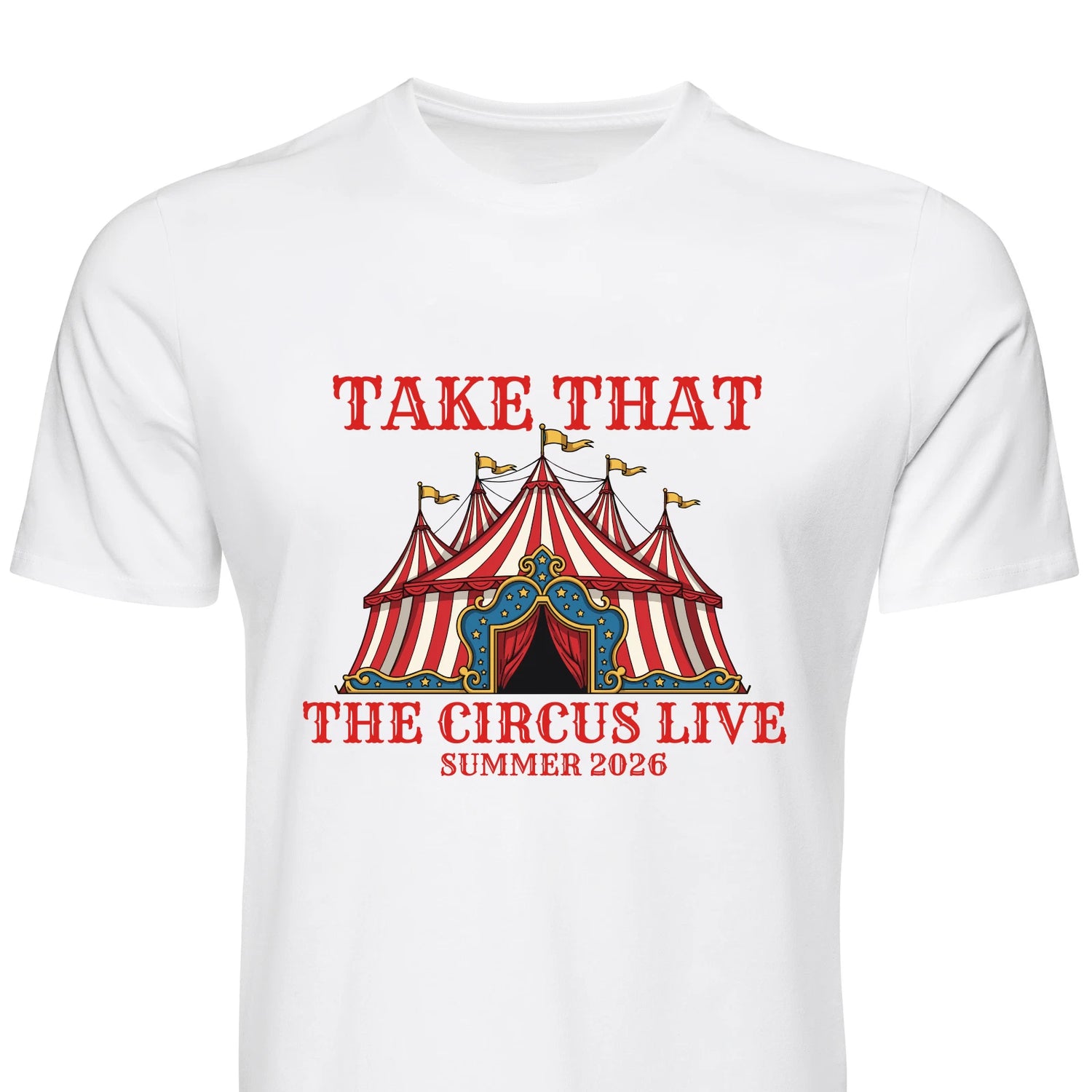 Take That Circus Tour T Shirt Live Concert Inspired Unisex Adults Kids Music Tee