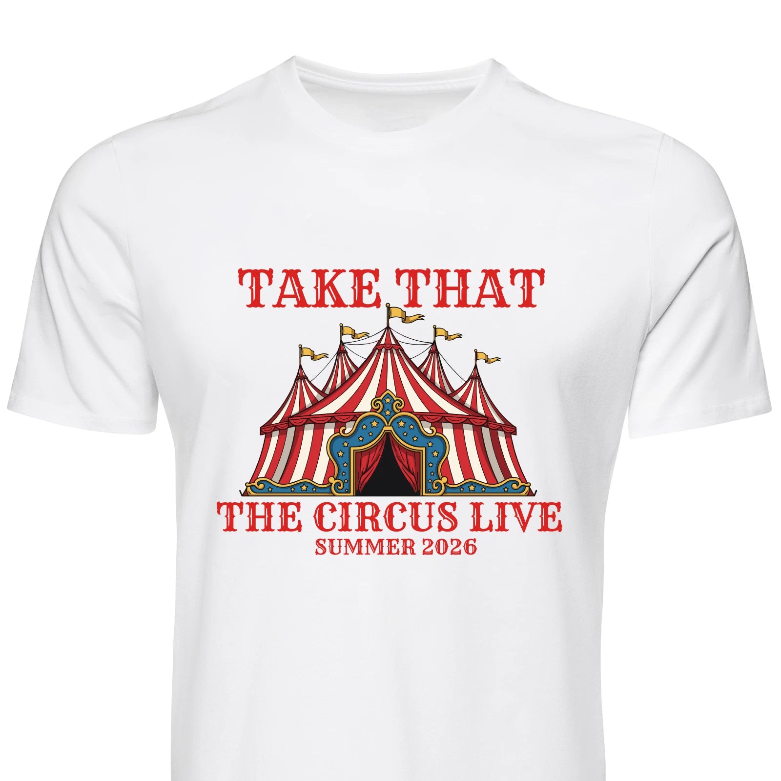 Take That Circus Tour T Shirt Live Concert Inspired Unisex Adults Kids Music Tee