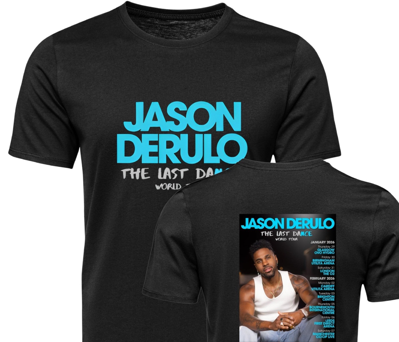Jason Derulo T-Shirt The Last Dance Inspired tour 2026 Unisex Adult kids tee top
