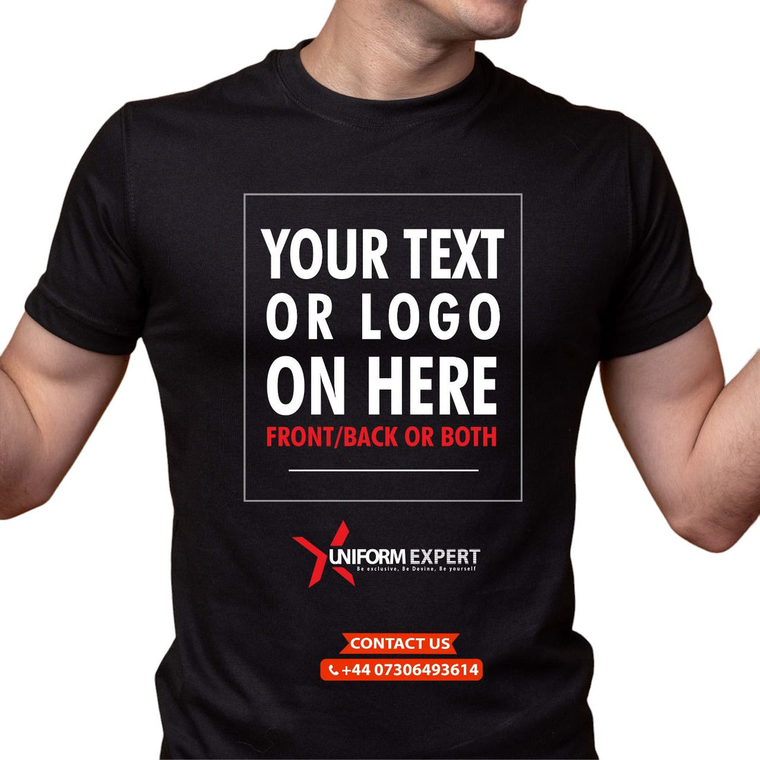 Custom Printed T-Shirts – Personalised Designs & Logos for Men & Women