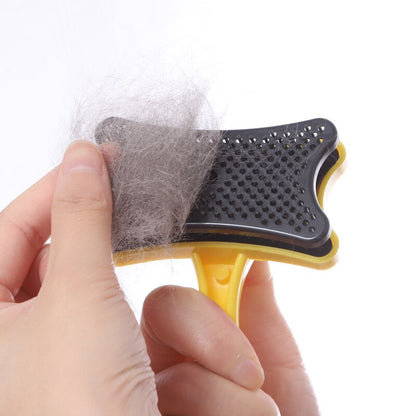 Pet Cleaning Products Dog Comb Bone Push Plate Cat Hair Brush Grooming Tools Beauty Suppliers For Small Puppy
