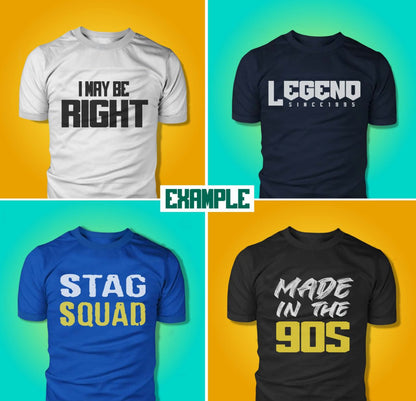 Custom Printed T-Shirts | Personalised Designs &amp; Logos