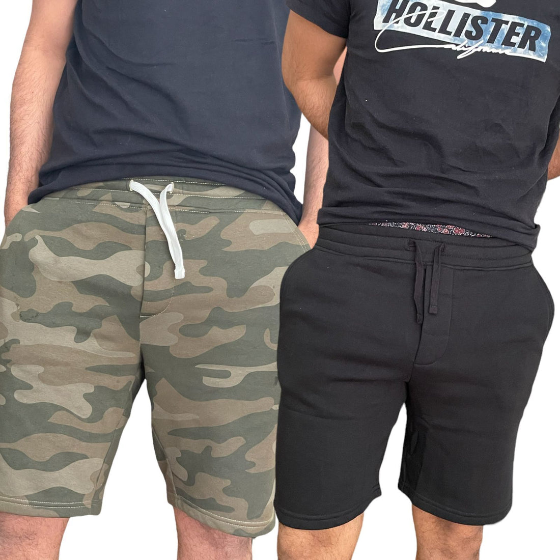 Mens Shorts Gym Elasticated Waist Jogging Fleece Running Plain Sweat S -XXL UK !